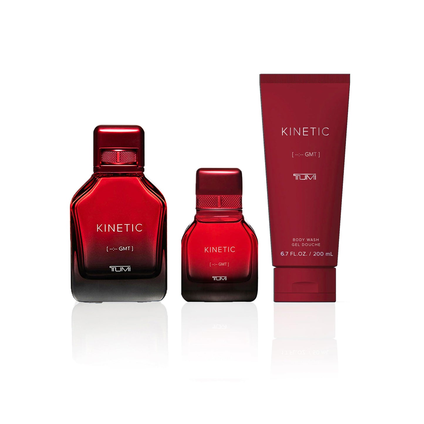 TUMI KINETIC [--:-- GMT] - Spicy Cologne for Men with Smoky & Woody Notes - 3.4 oz & 1.0 oz Eau de Parfum, 6.7 oz Body Wash Beauty & Personal Care TUMI