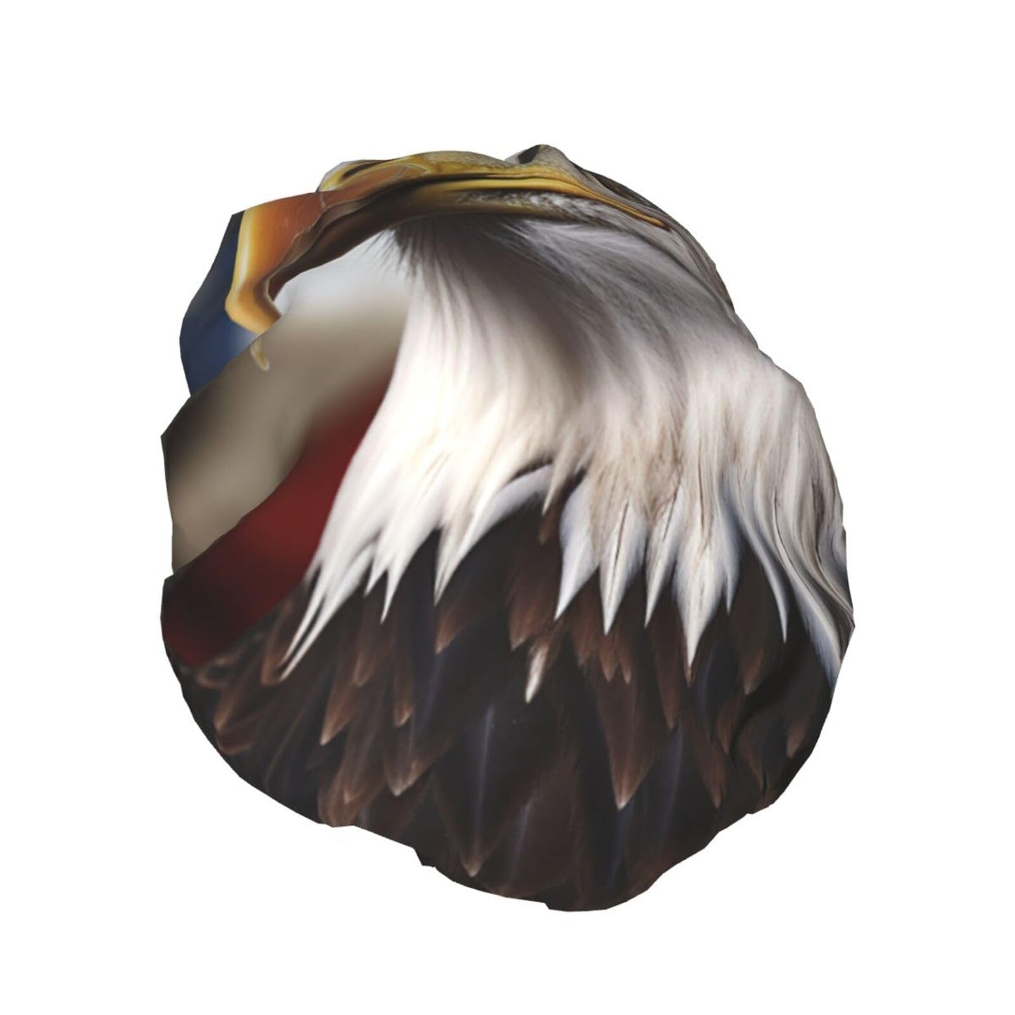Bald Eagle Us Flag Pictures Shower Cap For Women Reusable Double Layers Bathing Bath Cap Hair Caps Waterproof Elastic Band Ladies Spa Salon Shower Hat Beauty and Personal Care GDSHJKLW