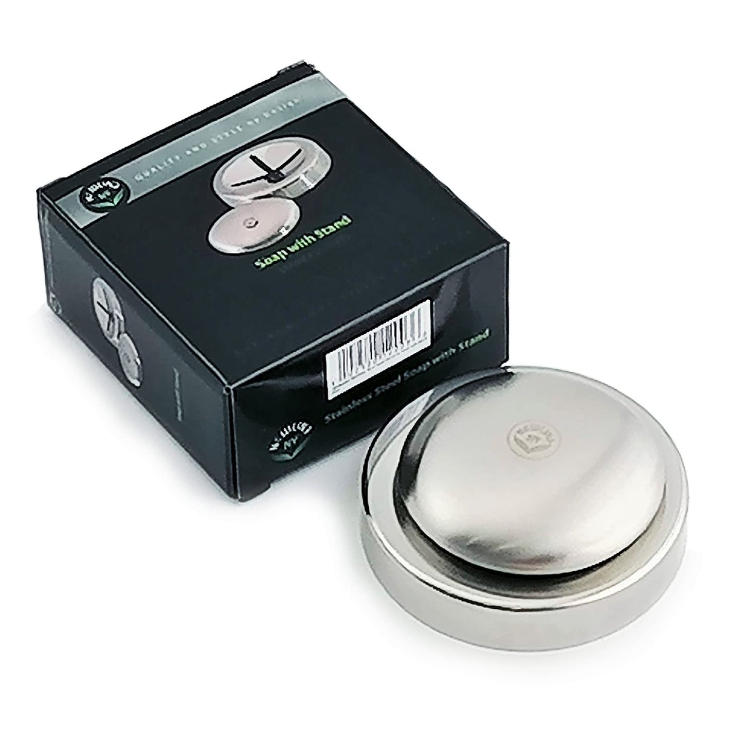 NEWLINE NY Stainless Steel Smell Remover Soap with Stand Beauty & Personal Care NEWLINE NY