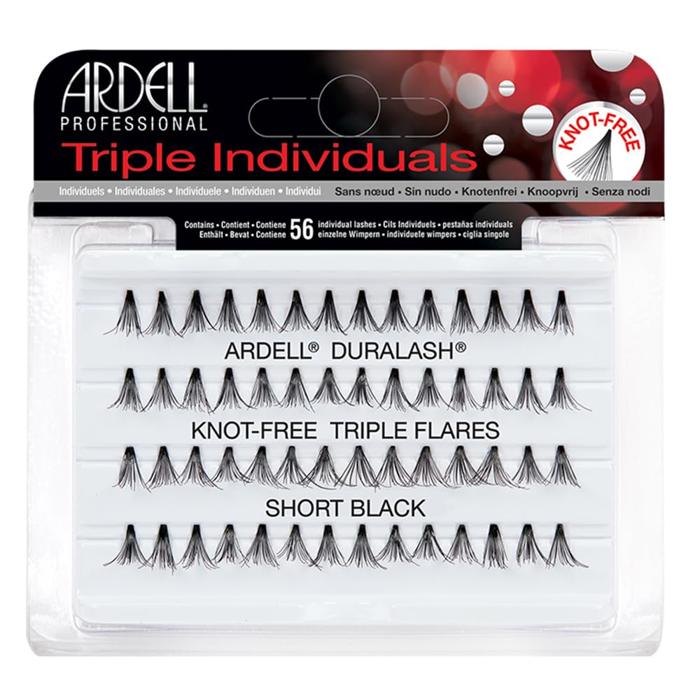 Triple Individuals Knot-Free Short Black Beauty & Personal Care Ardell