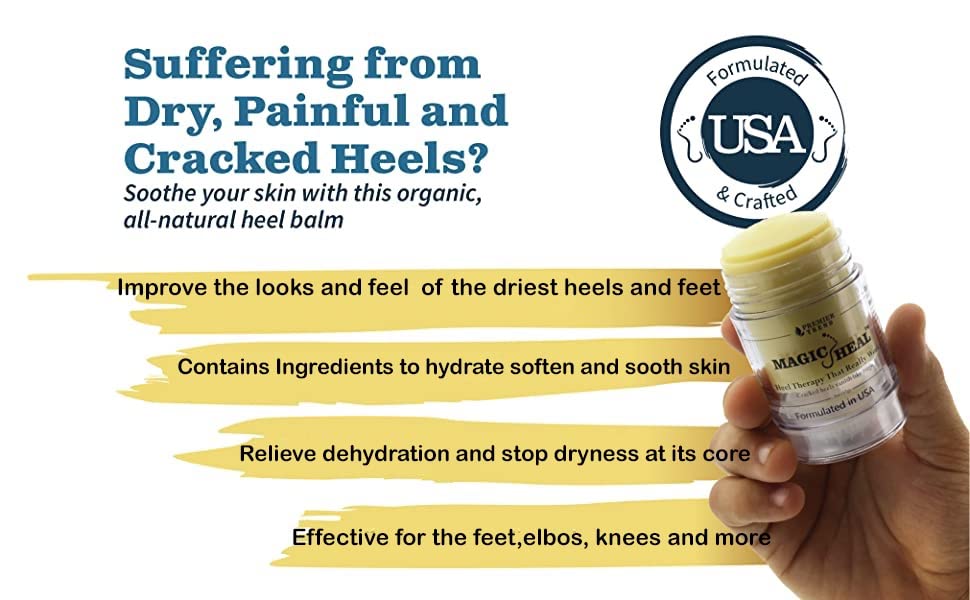 MagicHeal Heel Therapy That Really Works Cracked heels vanish like magic Beauty & Personal Care MAGIC HEAL