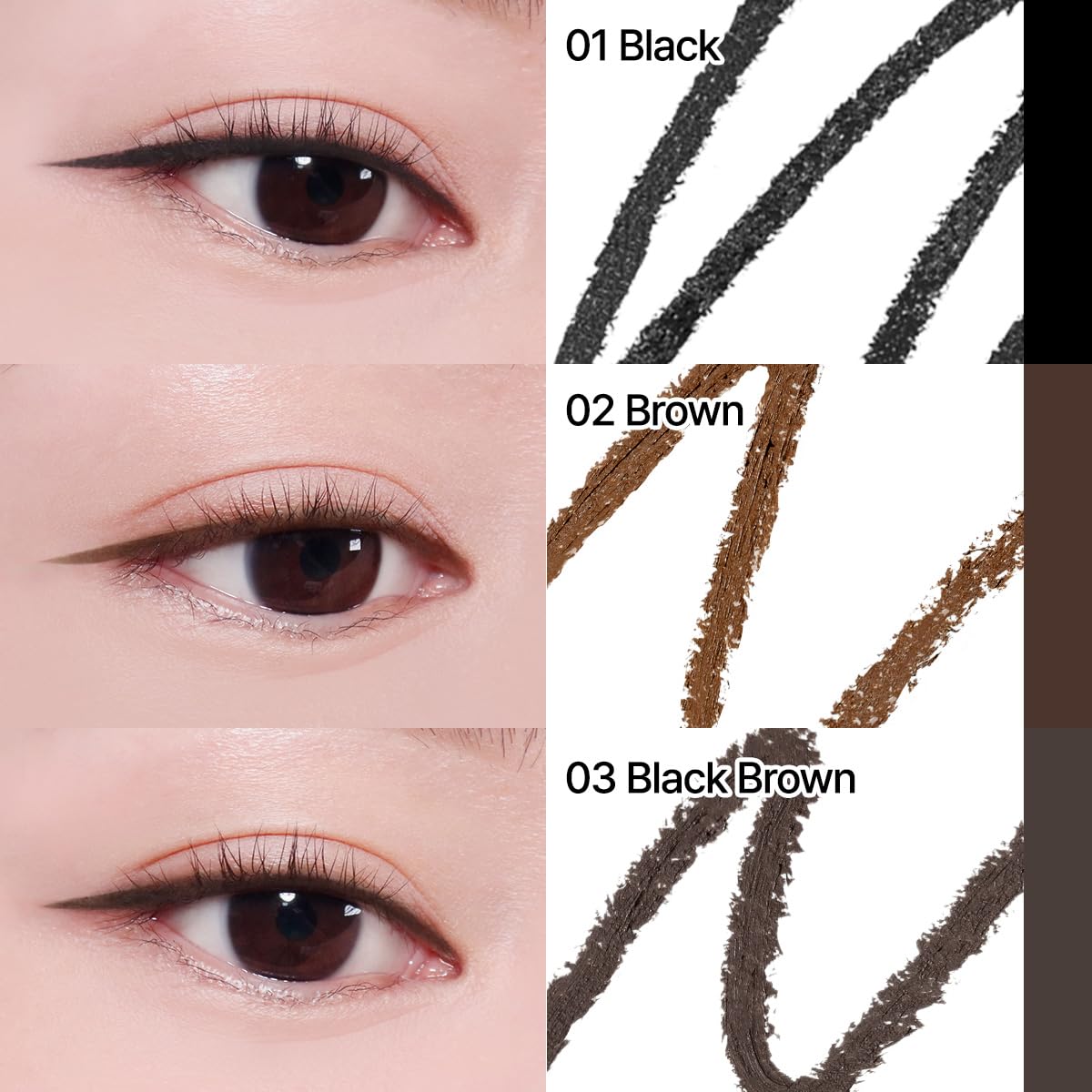 CLIO Sharp So Simple Waterproof Pencil Liner, 2mm Ultra-Slim Thin Precision Tip, Tug Free Glide, Smudge Proof Long Wear Formula, Safe for Sensitive Beauty and Personal Care CLIO PROFESSIONAL