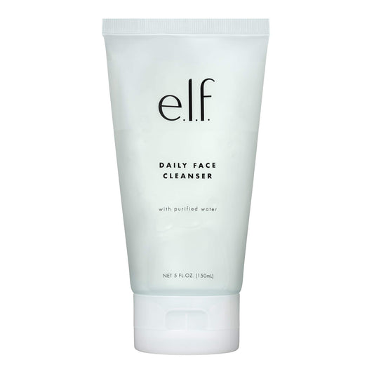 e.l.f. Daily Face Cleanser, Lightweight, Hydrating, Skin-Brightening, Removes Dirt, Impurities and Makeup, Cleanses, Moisturizes, Gentle, Effective Beauty & Personal Care e.l.f.