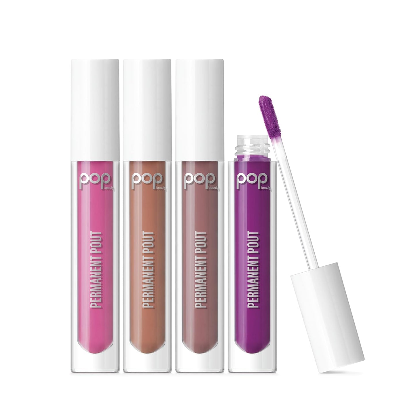 POP Beauty PERMANENT POUT | POWER PINK - Long Lasting Liquid Lipstick, Matte Finish, Full Coverage Colour Beauty & Personal Care POP Beauty