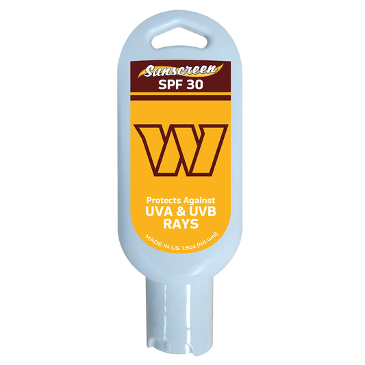 FANMATS 34756 Washington Commanders 1.5oz SPF 30 Sunscreen Beauty & Personal Care FANMATS