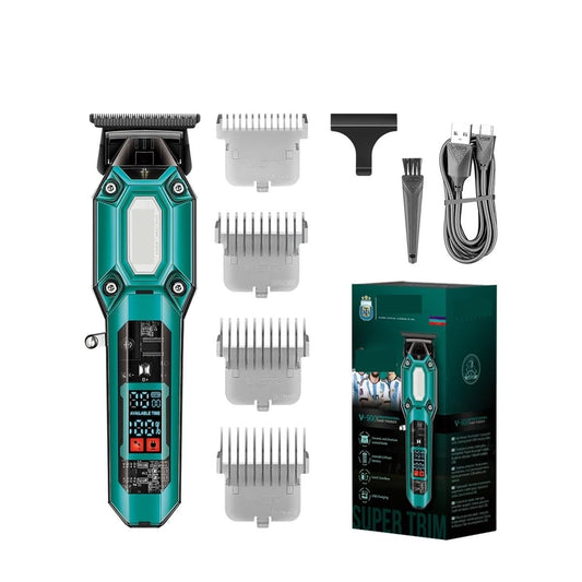 EWKYLSEM T-Shaped Blade Hair Clipper Cordless Transparent Body Electric Rechargeable Professional Men's 900(900 Green) Beauty and Personal Care EWKYLSEM