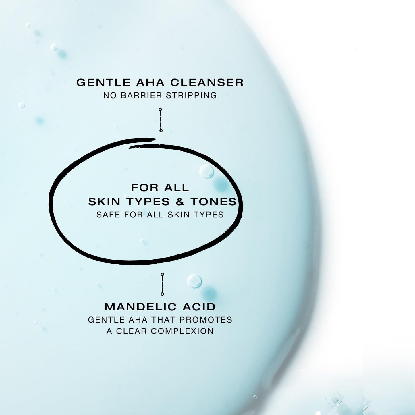 Biba De Sousa, The Mandelic Cleansing Gel - Gentle, Sulfate-Free Foaming AHA and Mandelic Acid Skin Cleanser- Antioxidant Botanical Blend - For All Beauty & Personal Care Biba De Sousa