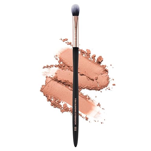 Profusion Cosmetics Firm Blending Eyeshadow Brush - Synthetic Fibers for Smooth Shading & Precision Blending, Waved handle Design, Vegan Beauty & Personal Care Profusion Cosmetics