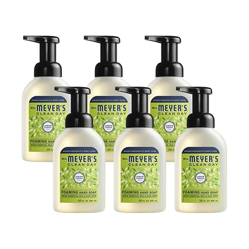 Mrs. MEYER'S Foaming Hand Soap, Lemon Verbena,10 fl oz (Pack of 6) Beauty & Personal Care Mrs. MEYER'S