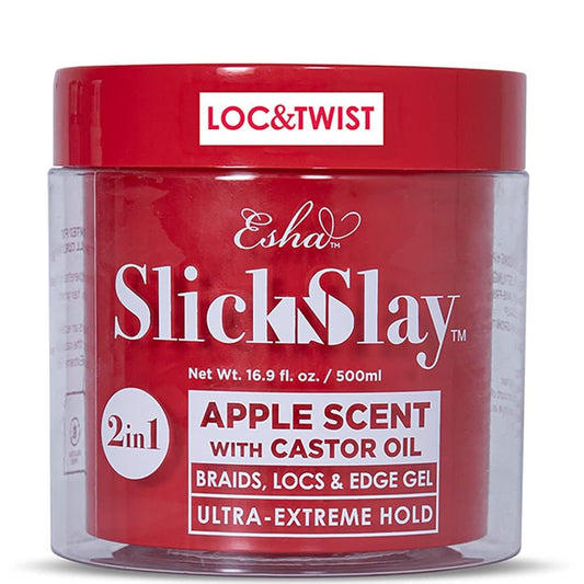 Esha Slick N Slay Braiding Gel - 3-in-1 Ultra Extreme Hold Hydrating Conditioning Shining Gel for Hair - Fast Dry Locking Gel for Locs, Twists, Braids Beauty & Personal Care Esha