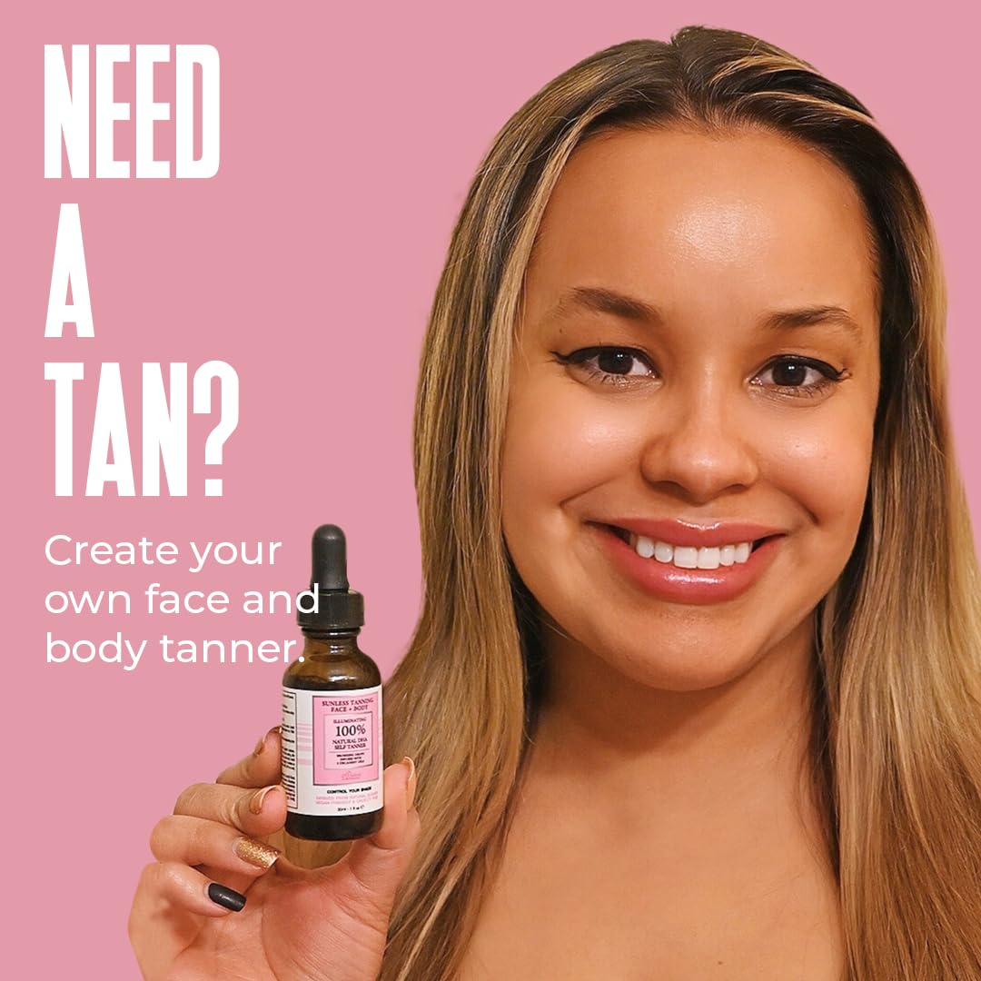 Divine Derriere Self Tanning Drops for Face - Self Tanner for A Maui Babe Body Glowing Tan - Body & Face Self Tanner Drops for a Natural Looking Self Beauty & Personal Care Divine Derriere