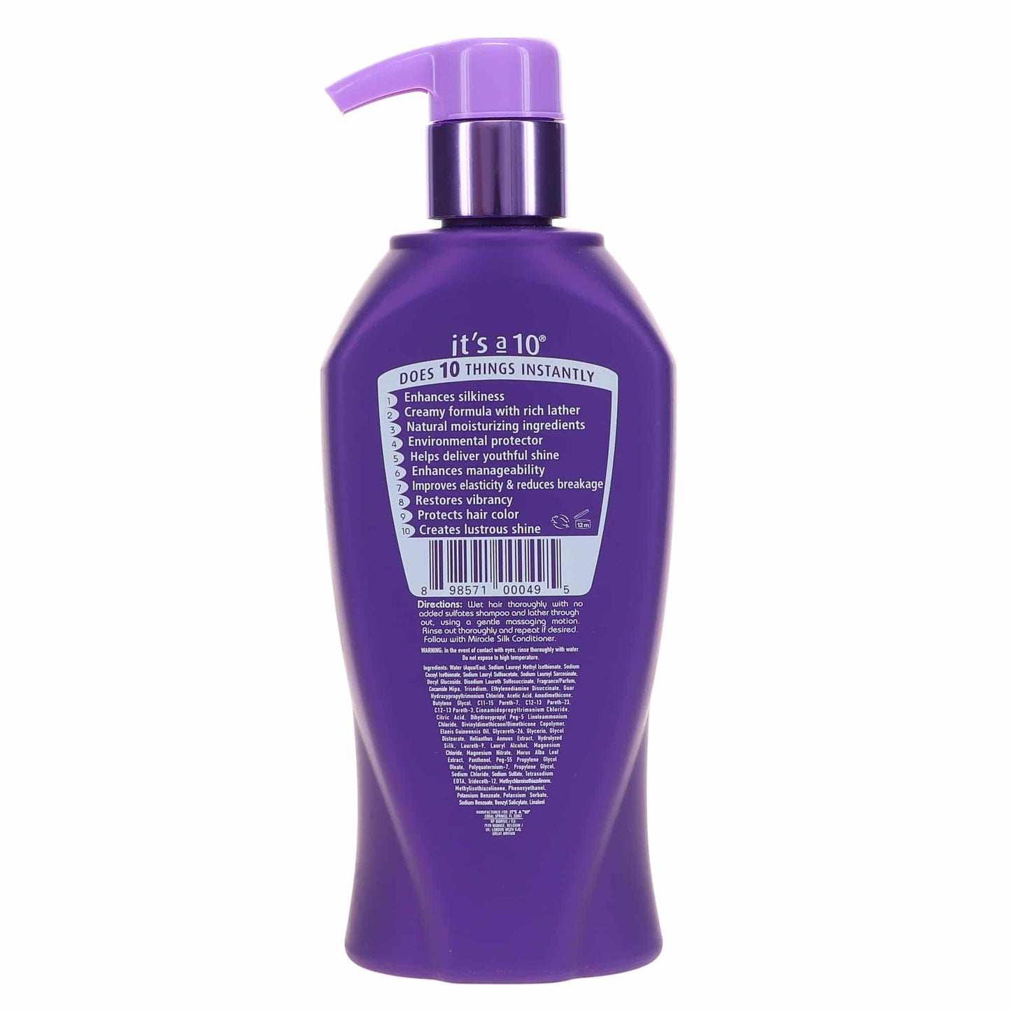 It's a 10 Haircare Silk Express Miracle Silk Shampoo, 10 fl. oz. (Pack of 1) (49/10) Beauty & Personal Care It's a 10 Haircare