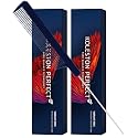 Koleston Perfect ME+ 8/45 Light Blonde/Red Red-Violet Permanent Hair Color Creme 2 Ounce (Pack of 2) With Pin Tail Comb - Use with Welloxon Perfect Beauty & Personal Care M Hair Designs