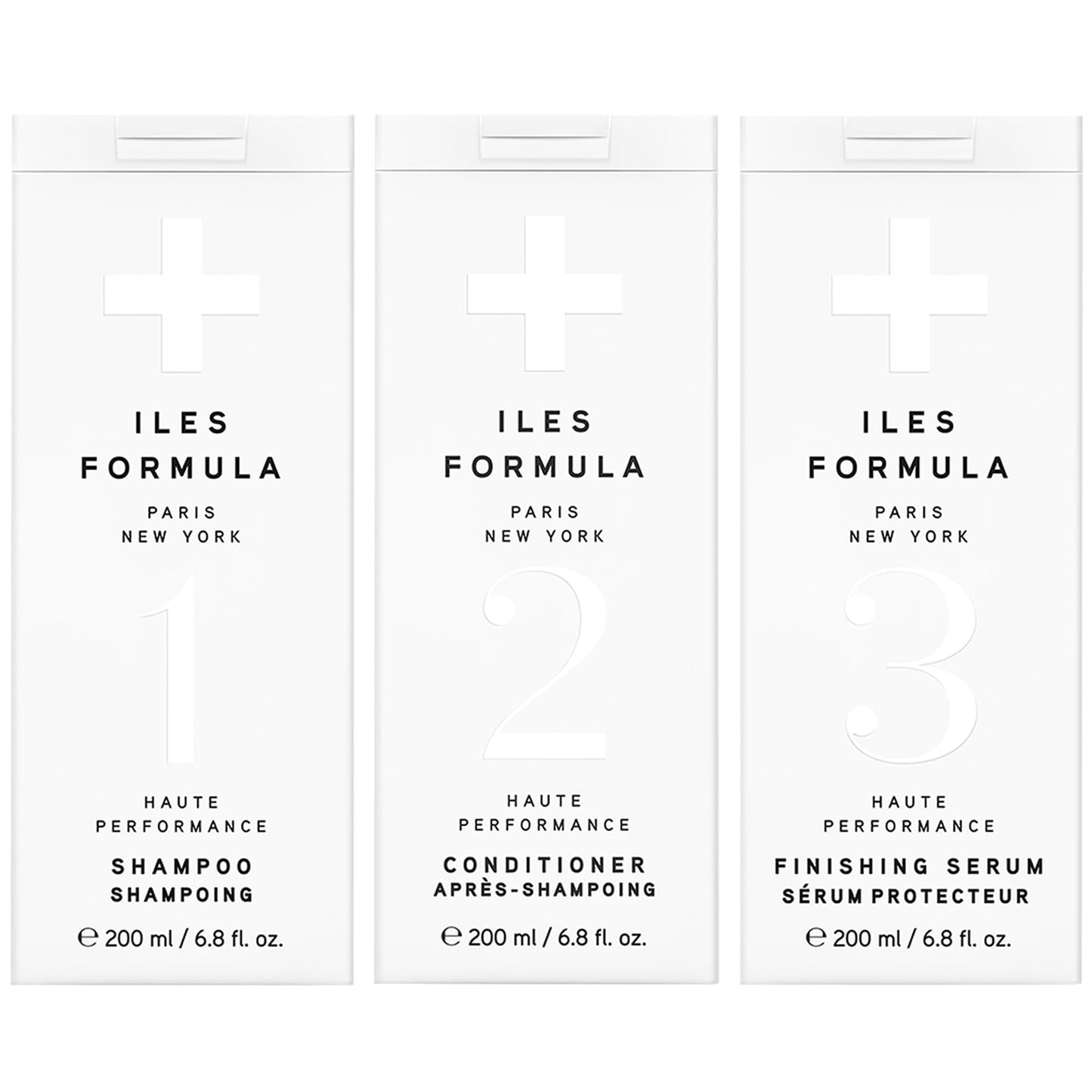 ILES FORMULA Signature Collection Deep Repair Shampoo & Conditioner w/Finishing Serum Blow Dry Cream for Dry, Damaged, Frizzy Hair - Hydrating Hair Beauty & Personal Care ILES FORMULA PARIS NEW YORK