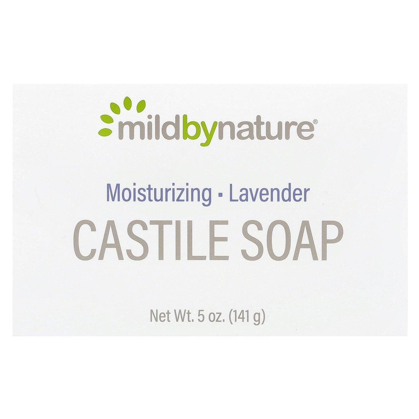 Mild By Nature Castile Bar Soap, Lavender, 5 oz (141 g) Beauty & Personal Care MILD BY NATURE