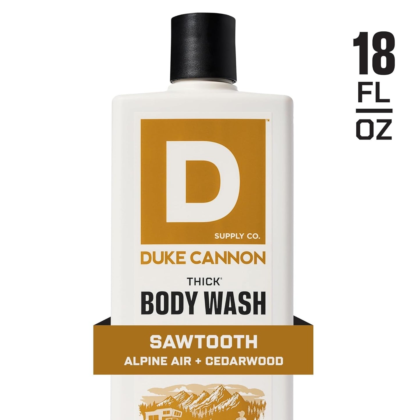 Duke Cannon Supply Co. Mens THICK Body Wash - Free of Sulfate, Paraben, & Phthalates Leaving Skin Soft and Hydrated - High Viscosity Odor Protection Beauty & Personal Care Duke Cannon Supply Co.