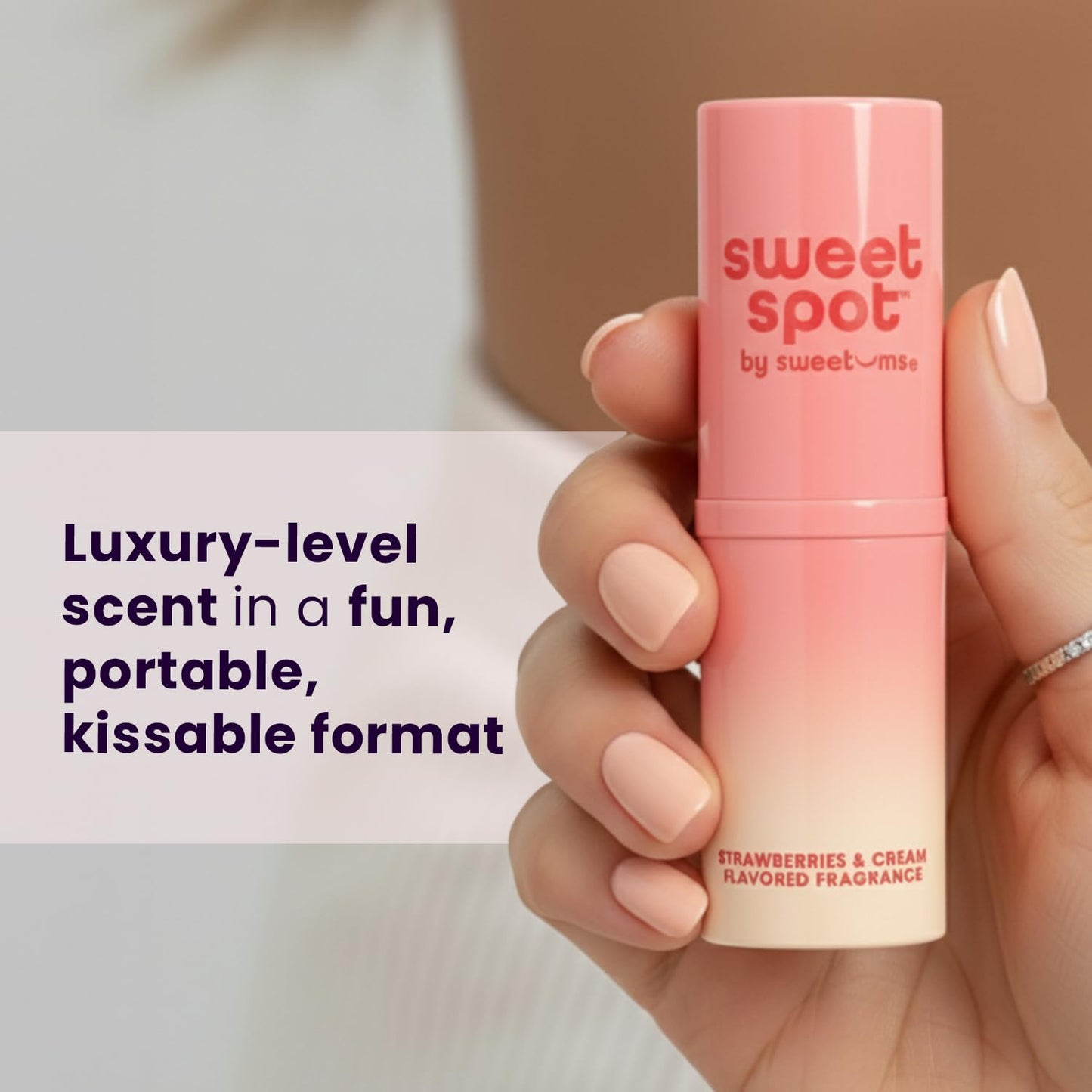 SweetSpot Flavored Solid Perfume Stick, Portable Travel Perfumes for Women, Long Lasting Fragrances, Non Sticky Formula, Natural Ingredients Beauty and Personal Care Sweetums