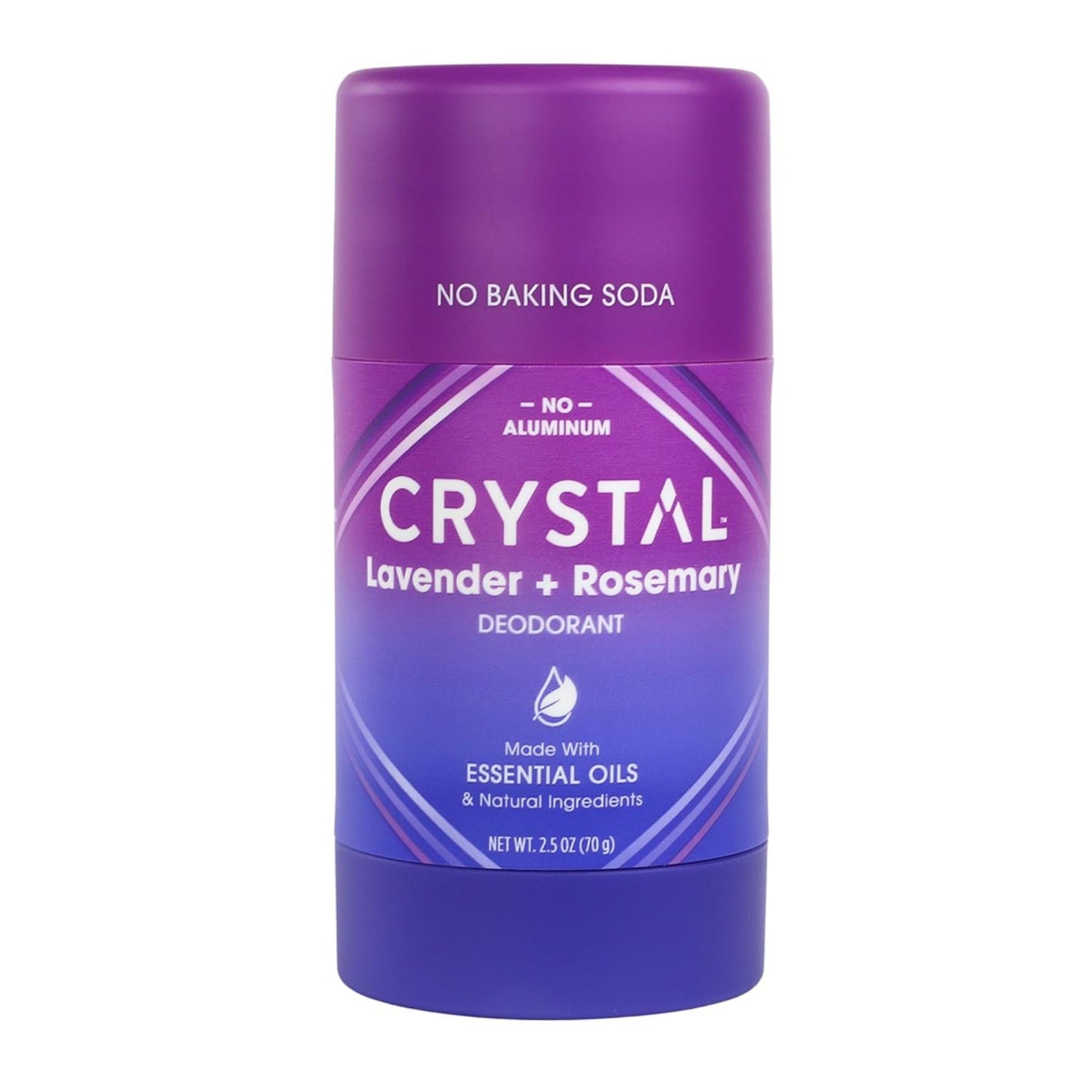 Crystal Magnesium Solid Stick Natural Deodorant, Non-Irritating Aluminum Free Deodorant for Men or Women, Safely and Effectively Fights Odor, Lavender Beauty and Personal Care Crystal Essence