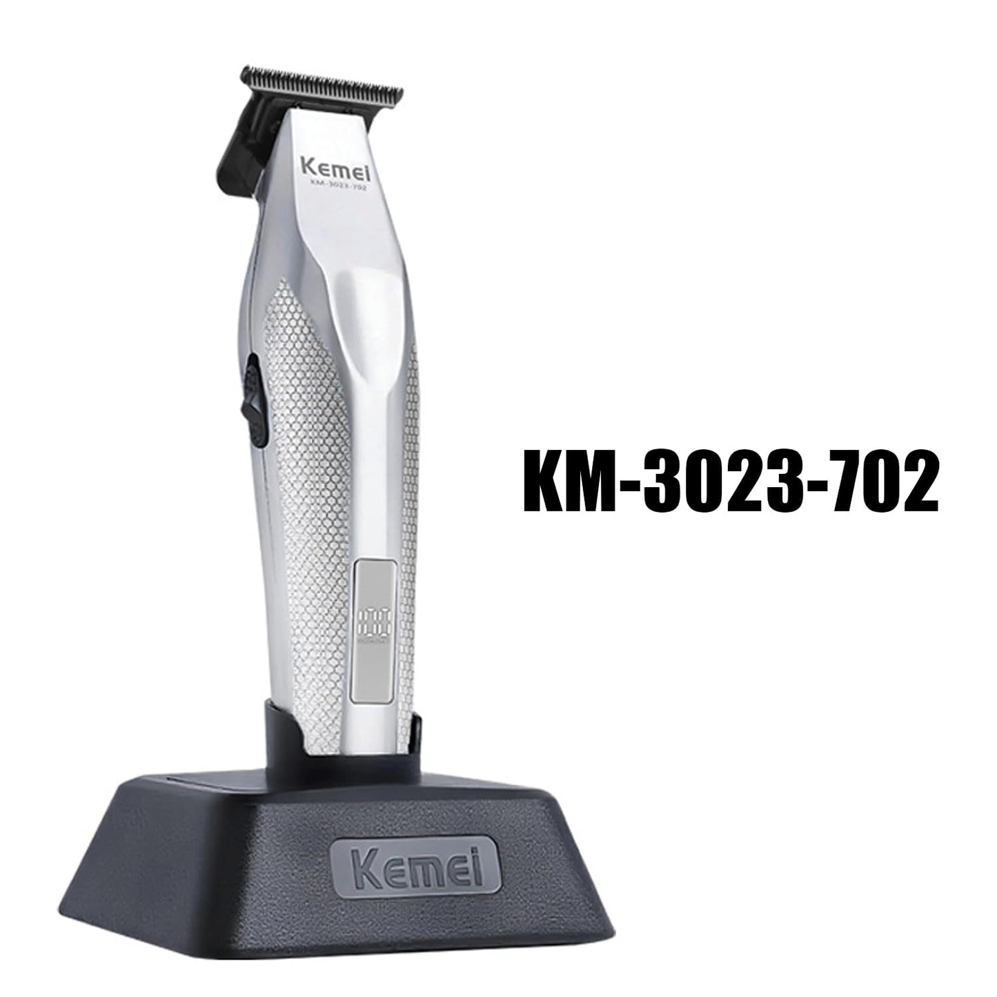 KEMEI KM-3023-702 Professional Hair Clipper for Men, Zero Gapped Cordless Beard Trimmer, Barber Clippers with USB Rechargeable, Edgers, Fade Clipper Beauty and Personal Care KEMEI