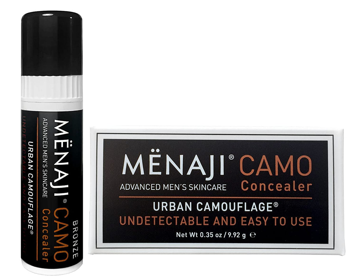 MËNAJI URBAN CAMOUFLAGE® Concealer Stick for Men - Skin Foundation Concealer for Dark Circles, Acne, Under Eye - Corrector - Mens Cosmetics - Bronze Beauty & Personal Care Menaji