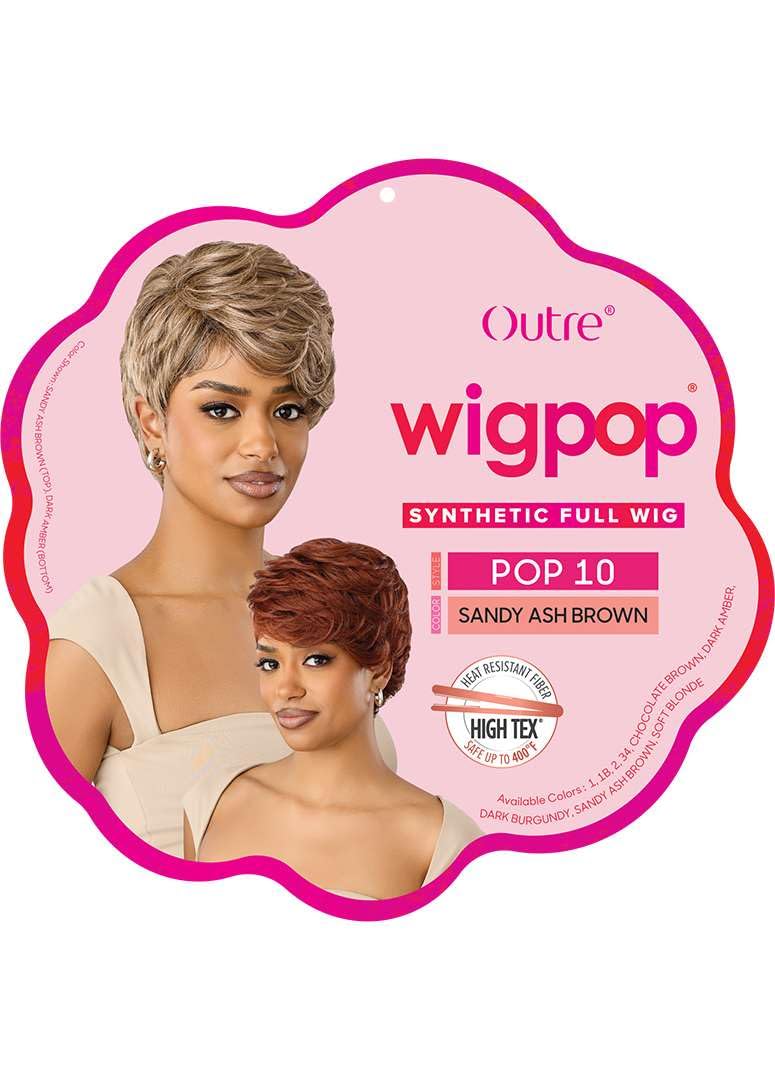 Outre Wigpop Synthetic Full Wig - POP 10 (JET BLACK 1)