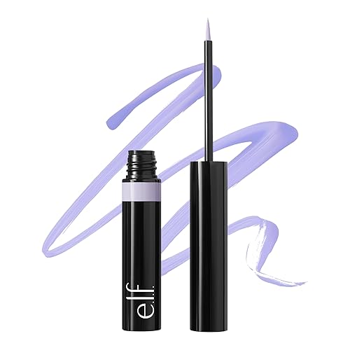 e.l.f. H2O Proof Inkwell Eyeliner Pen, High-pigment, Waterproof Liquid Eyeliner, Delivers A Matte Finish, Vegan , Lavender Daze Beauty & Personal Care e.l.f.