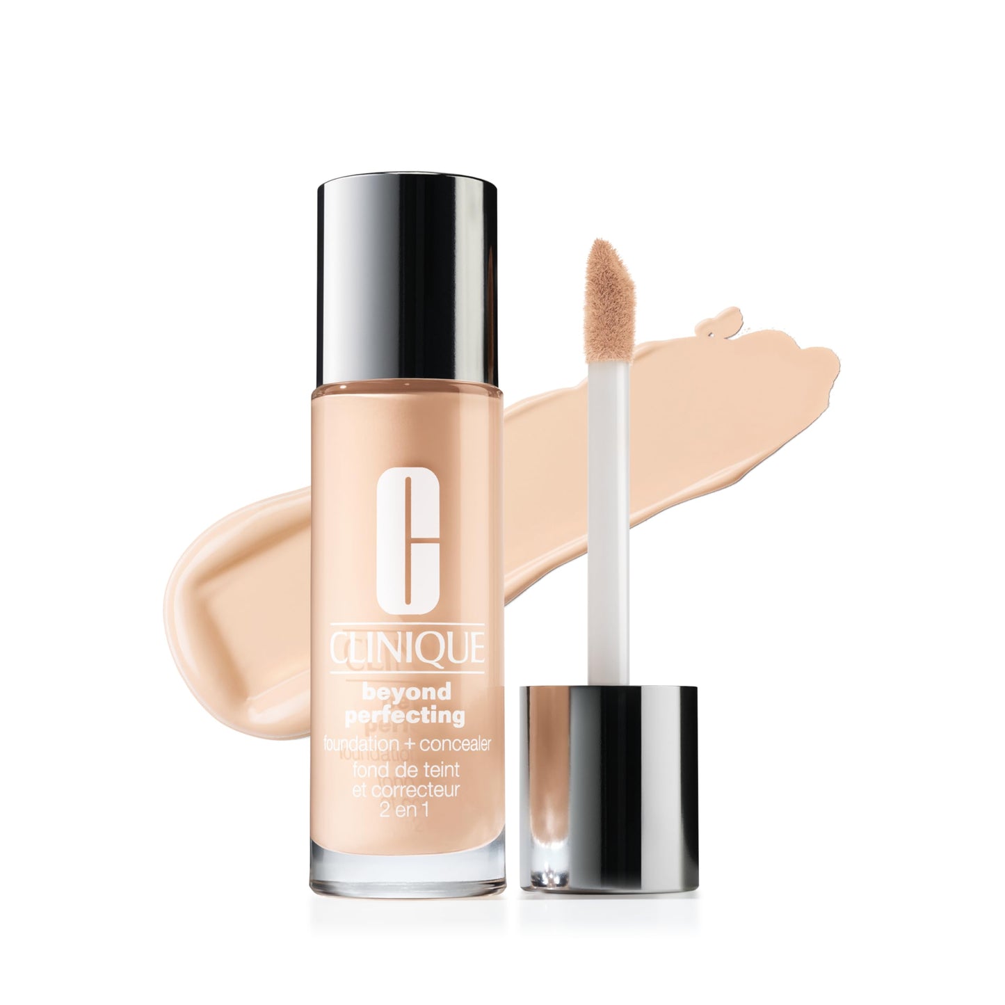 Clinique Beyond Perfecting Lightweight Liquid Foundation + Concealer For Dry Combination to Oily Skin Types | Full Coverage + Natural Matte Finish Beauty & Personal Care Clinique