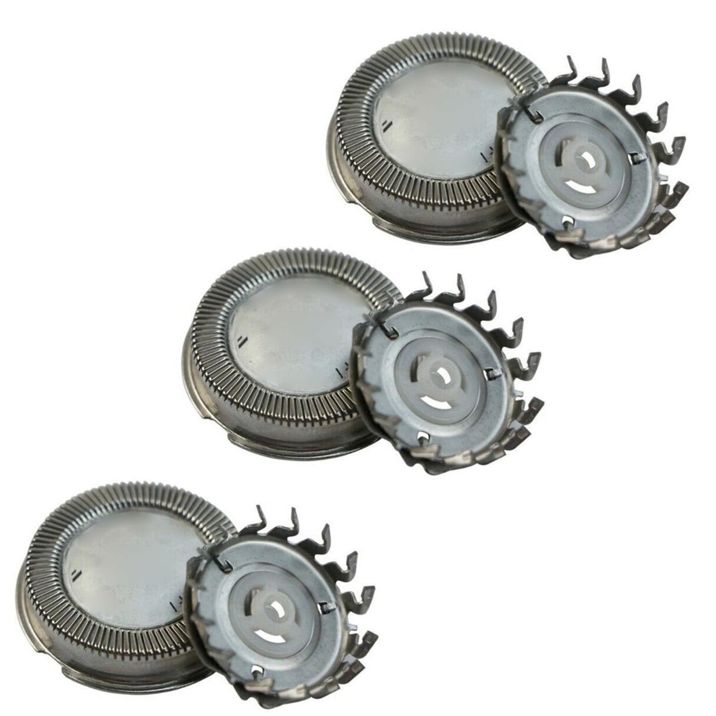 3Pack Shaving Heads Blades Replacement For Philips Norelco HQ4 HQ56 HQ55 YQ6008 Parts Beauty and Personal Care ZEZEFUFU