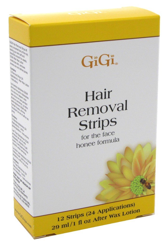 Gigi Strips Face Hair Removal 12 Strips (24 Applications) (6 Pack) Beauty and Personal Care GiGi