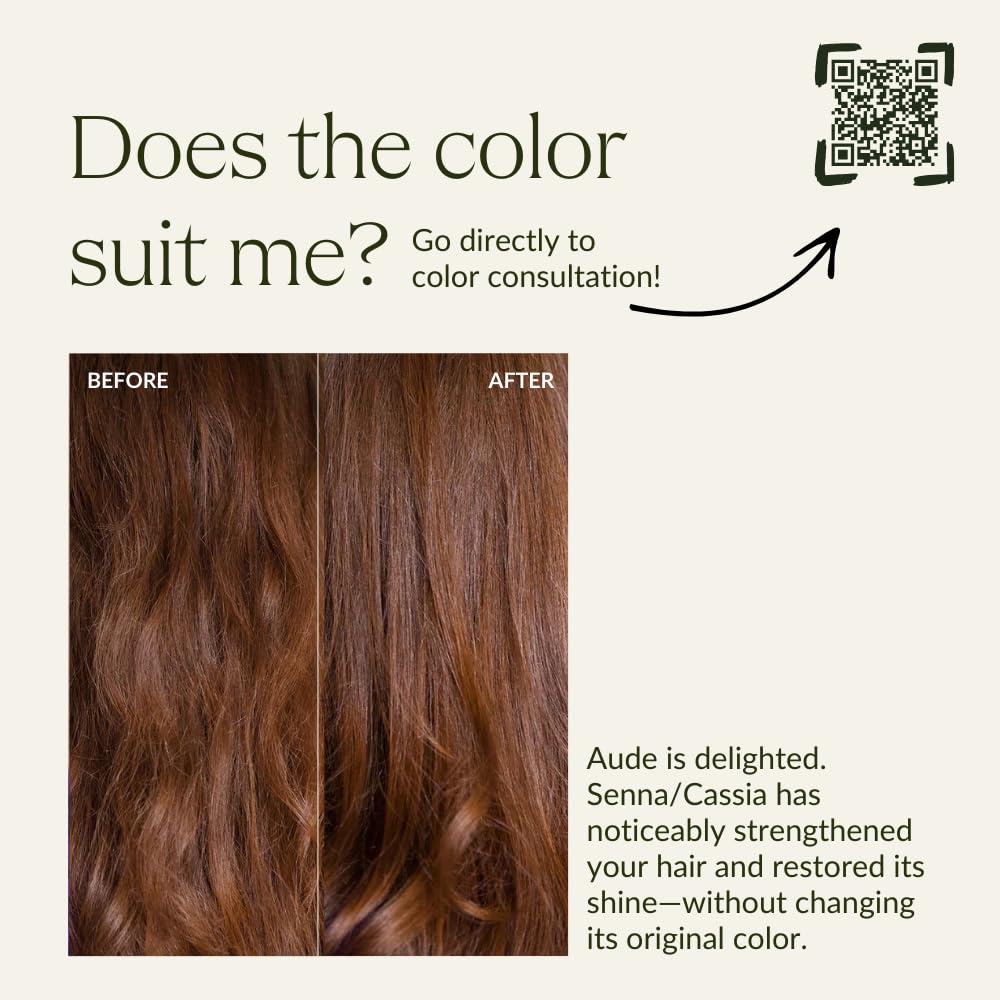 khadi SENNA/CASSIA Natural Hair Color - This colorless intensive care provides shine, volume, and elasticity - Plant hair color 100% herbal & natural Beauty & Personal Care Khadi Natural