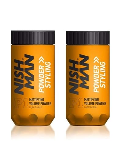 nishman Hair Styling Powder Series (20 gr., Pack of 2 P1 Hair Styling) Beauty & Personal Care nishman