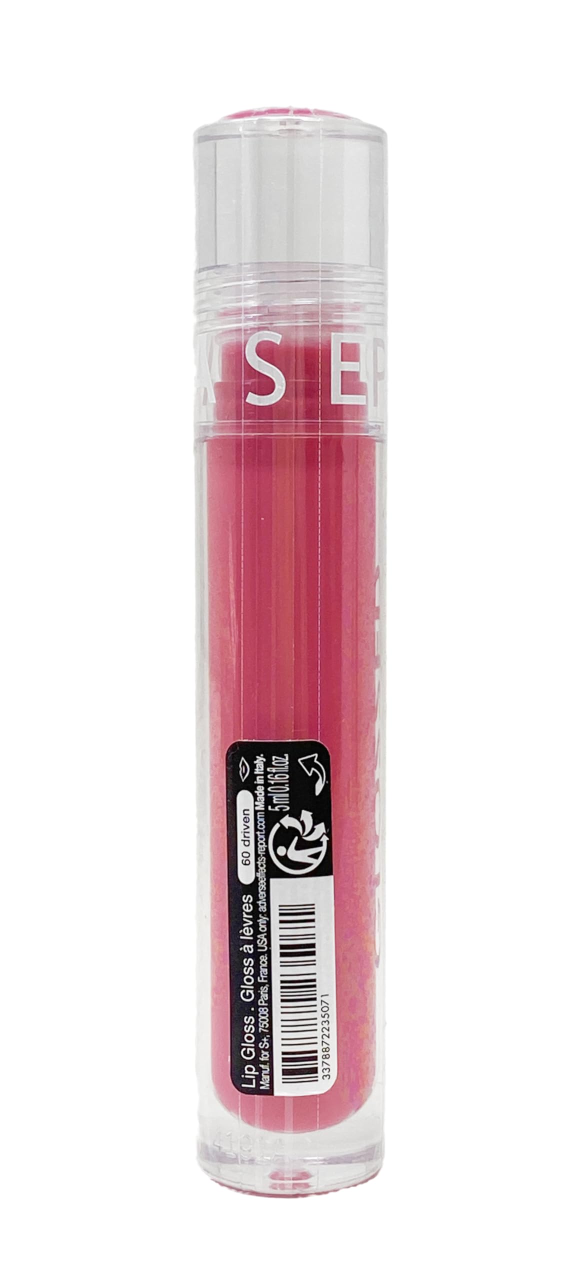 SEPHORA Collection Glossed Lip Gloss - 60 Driven (cool tone pink) 0.16 oz / 5 mL Beauty & Personal Care SEPHORA