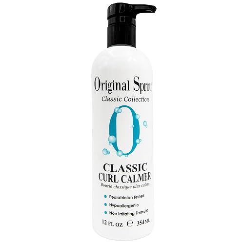 Original Sprout Curl Calmer, Moisturize and Define Curls, Anti-Frizz Styling Cream for All Hair Types, 12 oz. Bottle - Curly Hair Products - Curly Beauty & Personal Care Original Sprout