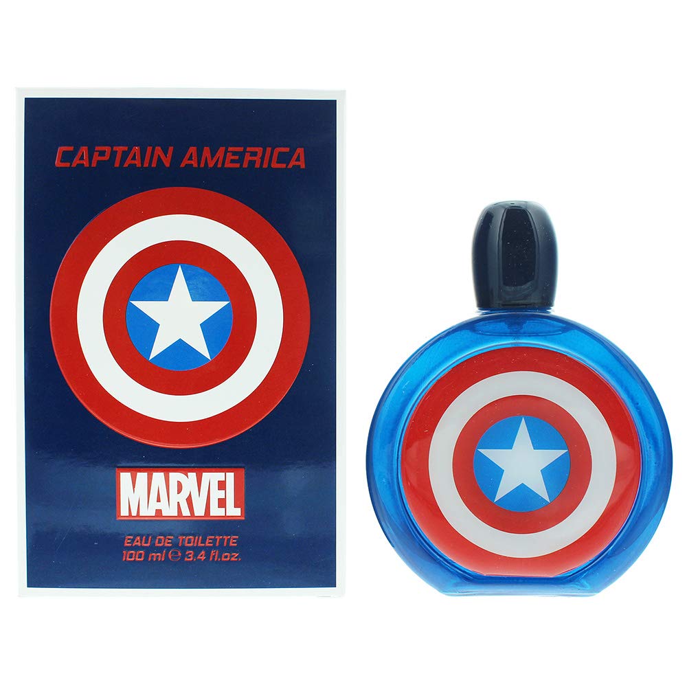 Captain America by Marvel Eau De Toilette Spray 3.4 oz Men Beauty & Personal Care Marvel