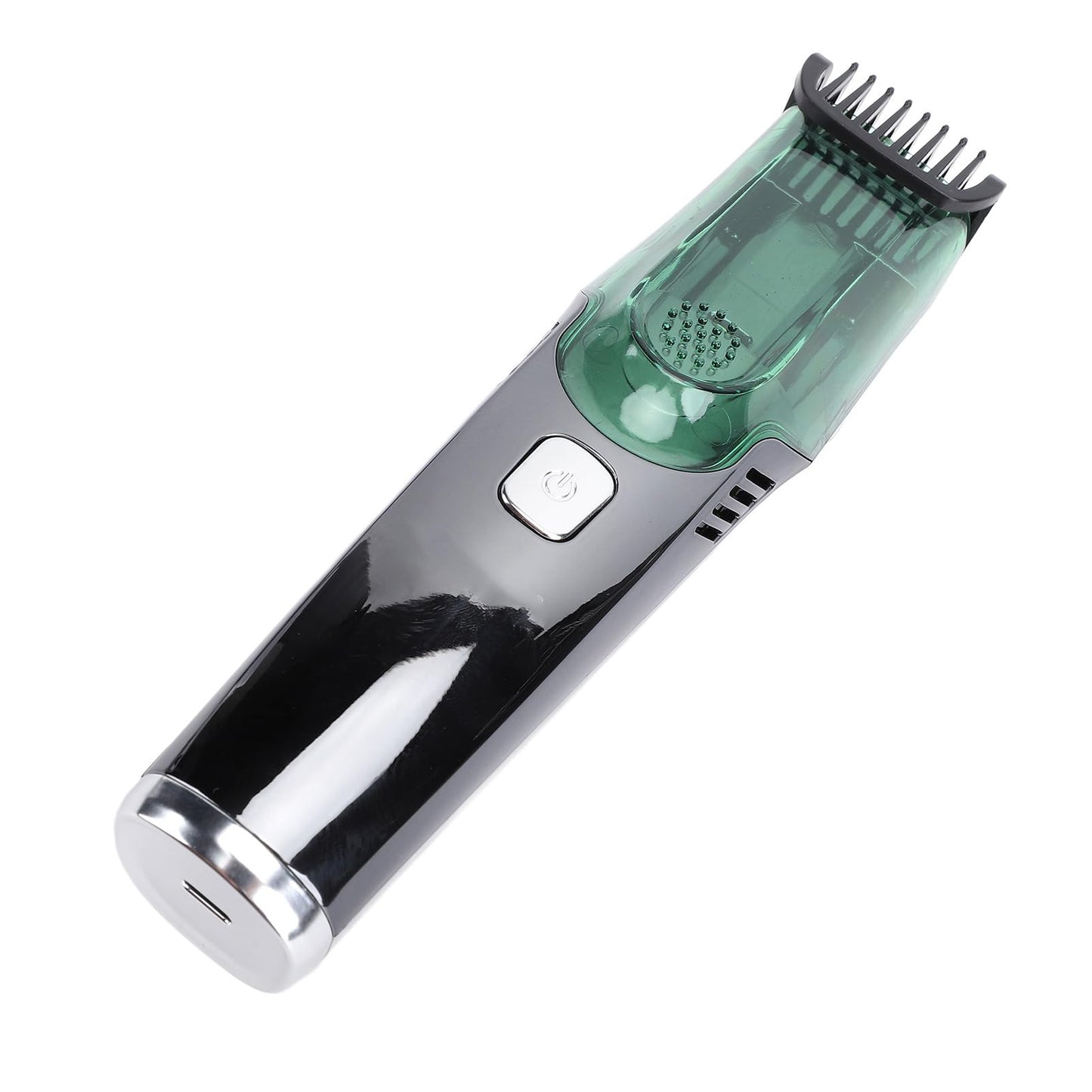 Saluaqui Cordless Vacuum Hair Trimmer with LED Display and Low Noise 1400mAh - Men Vacuum Grooming Set for Mustache and Sideburns - Strong Power Beauty and Personal Care Saluaqui