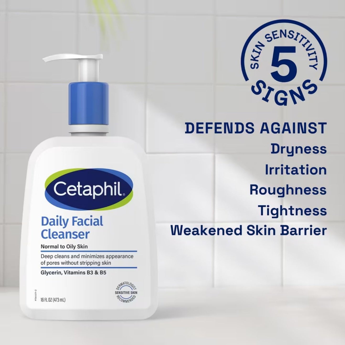 Daily Facial Cleanser, 8 fl oz (237 ml), Cetaphil Beauty & Personal Care Cetaphil