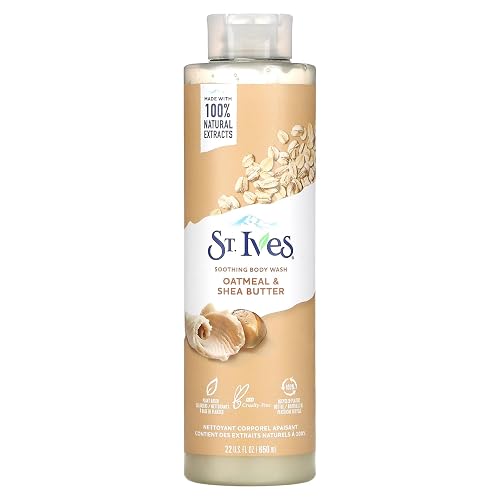 St Ives Body Wash Oatmeal And Shea Butter 22 Ounce (Pack of 6) Beauty & Personal Care St. Ives