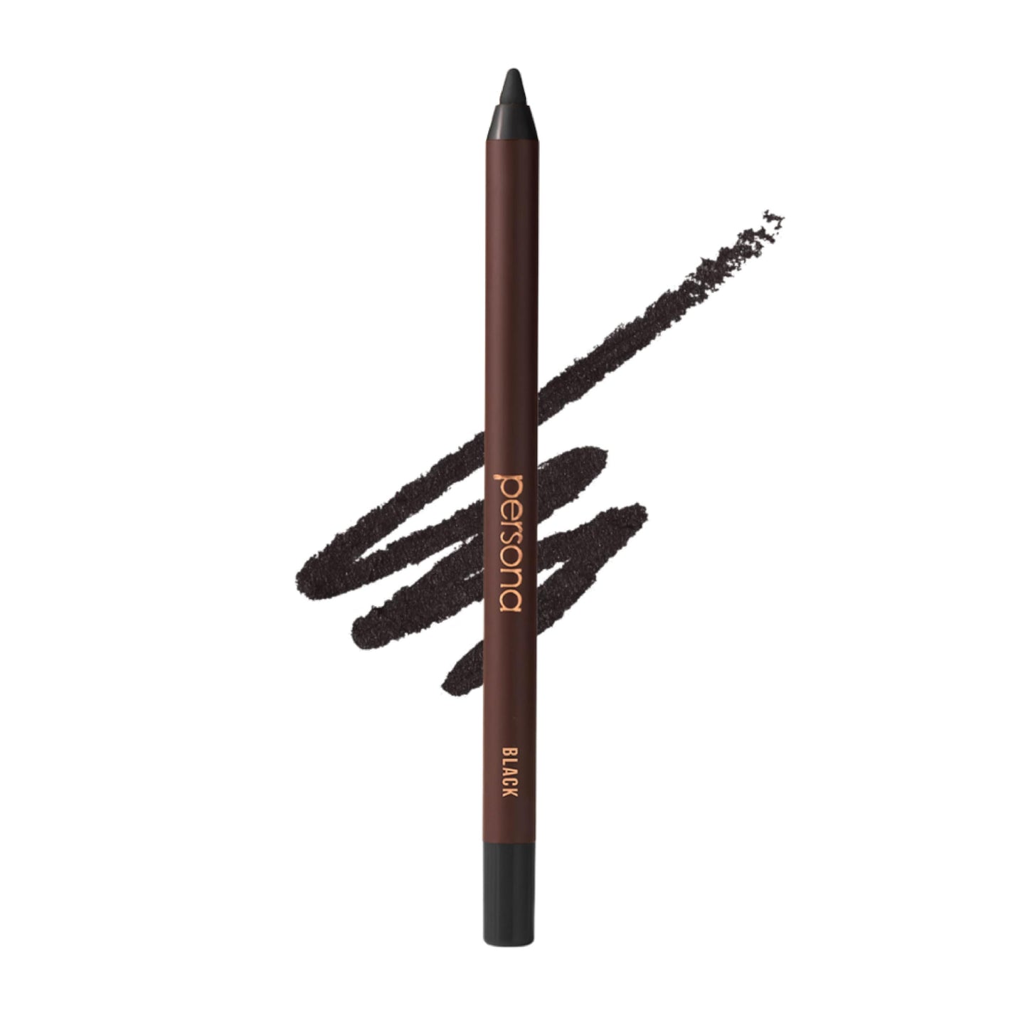 PERSONA 24HR Black Waterproof Eyeliner Pencil | Creamy, Smudgeable Pencil for Lash Line & Waterline | All-Day to All-Night Wear | Vegan, Cruelty-Free Beauty and Personal Care PERSONA Default Title