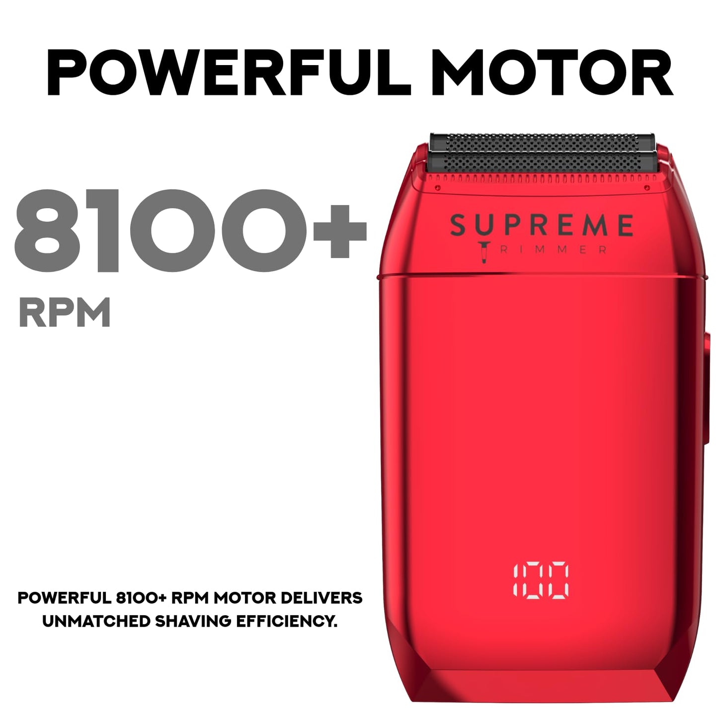Supreme Trimmer Crunch STF602 - Waterproof Double Foil Shaver for Men - 150 Min Runtime, Wet/Dry Cordless & Corded Electric Razor - Hypoallergenic Beauty and Personal Care Supreme Trimmer