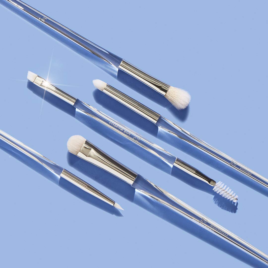 e.l.f. Precision Eyeliner Brush, Ultra-Fine, Tapered, Soft, Synthetic, Corrects, Conceals, Defines, Easy To Clean White Beauty & Personal Care e.l.f.