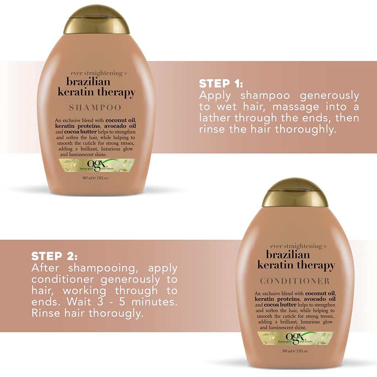 OGX Conditioner Brazilian Keratin Therapy 13 Ounce