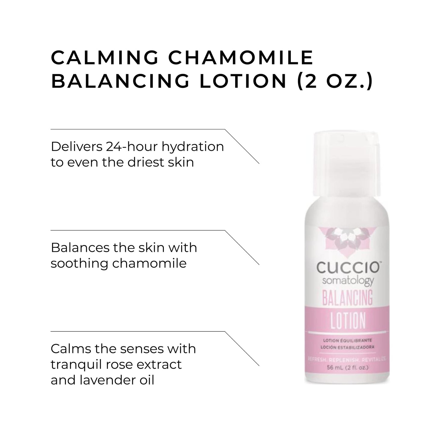 Cuccio Somatology Balancing Body Lotion - Calming Chamomile - Hydrating and Soothing Natural Moisturizer - Instantly Calms the Senses - Helps Combat Beauty & Personal Care cuccio SOMATOLOGY