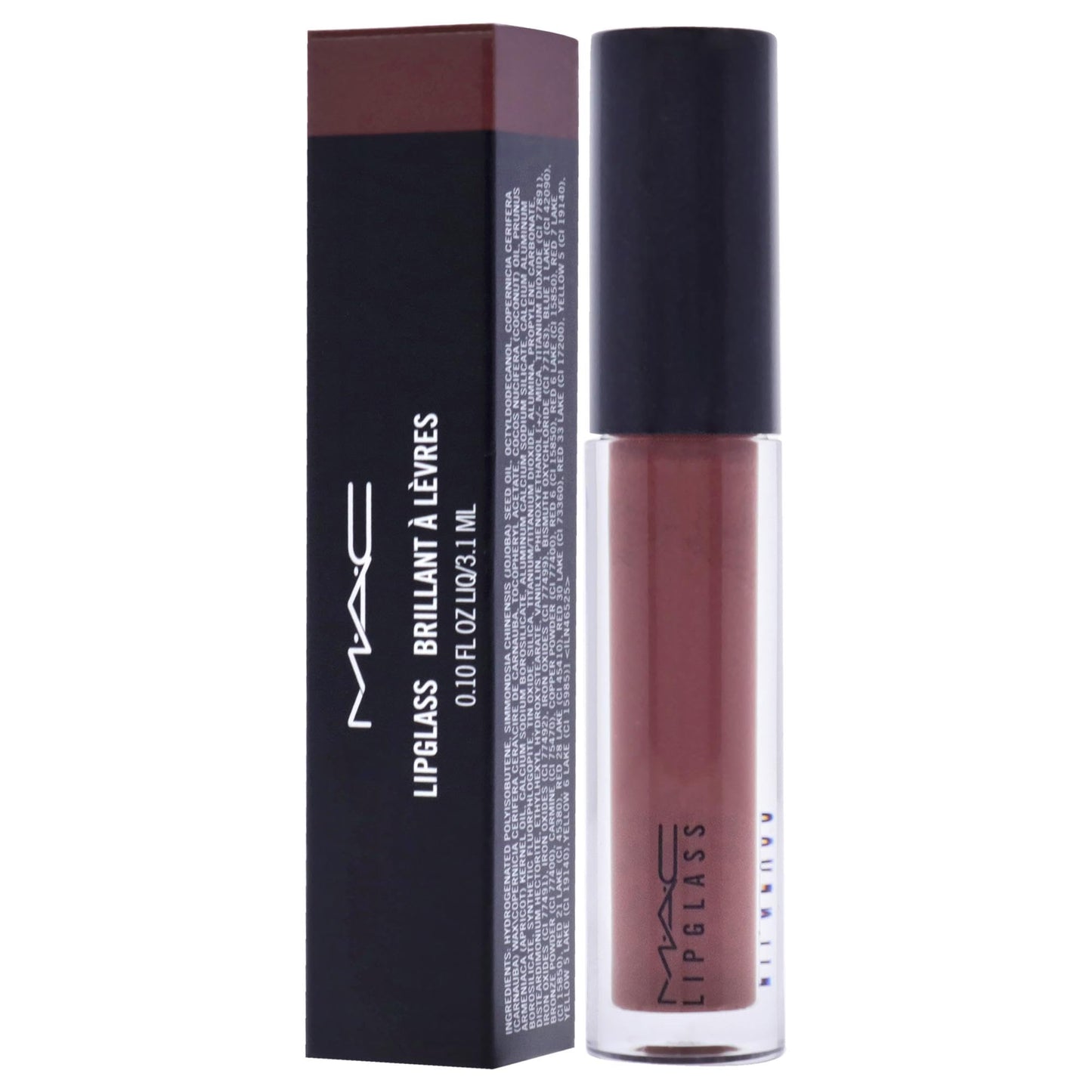 MAC LipGlass Lip Gloss - Bittersweet Me Lip Gloss Women 0.1 oz Beauty & Personal Care MAC