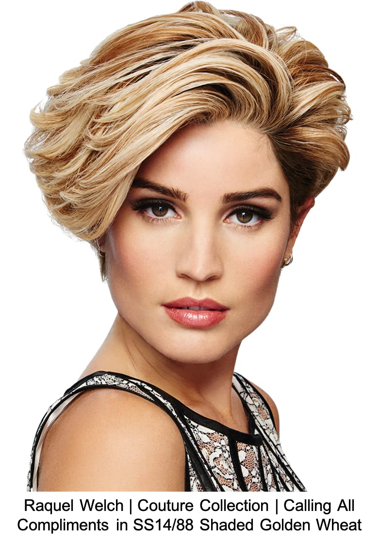 CALLING ALL COMPLIMENTS Lace Front Hand-Tied Human Hair Wig by Raquel Welch, 5PC Bundle: Wig, 4oz Mara Ray ProSmooth Shampoo and Conditioner, The One Beauty & Personal Care Belle of Hope Mara Ray