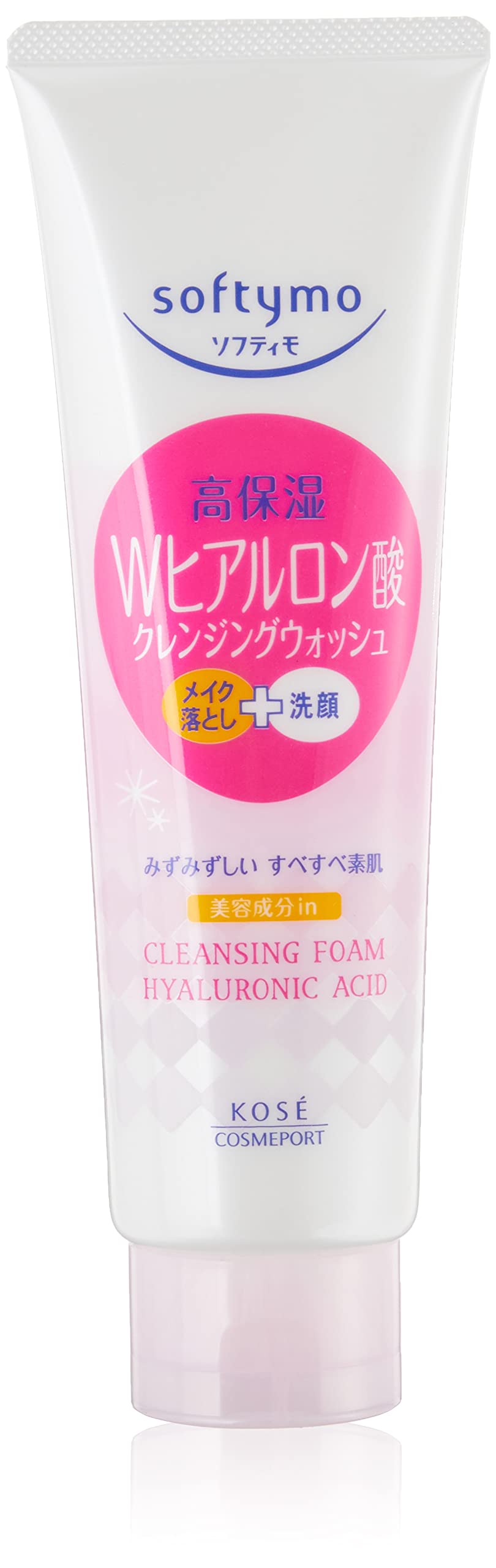 KOSE Softy Mo Hyaluronic Acid Makeup Cleansing and Facial Foam Beauty & Personal Care softymo