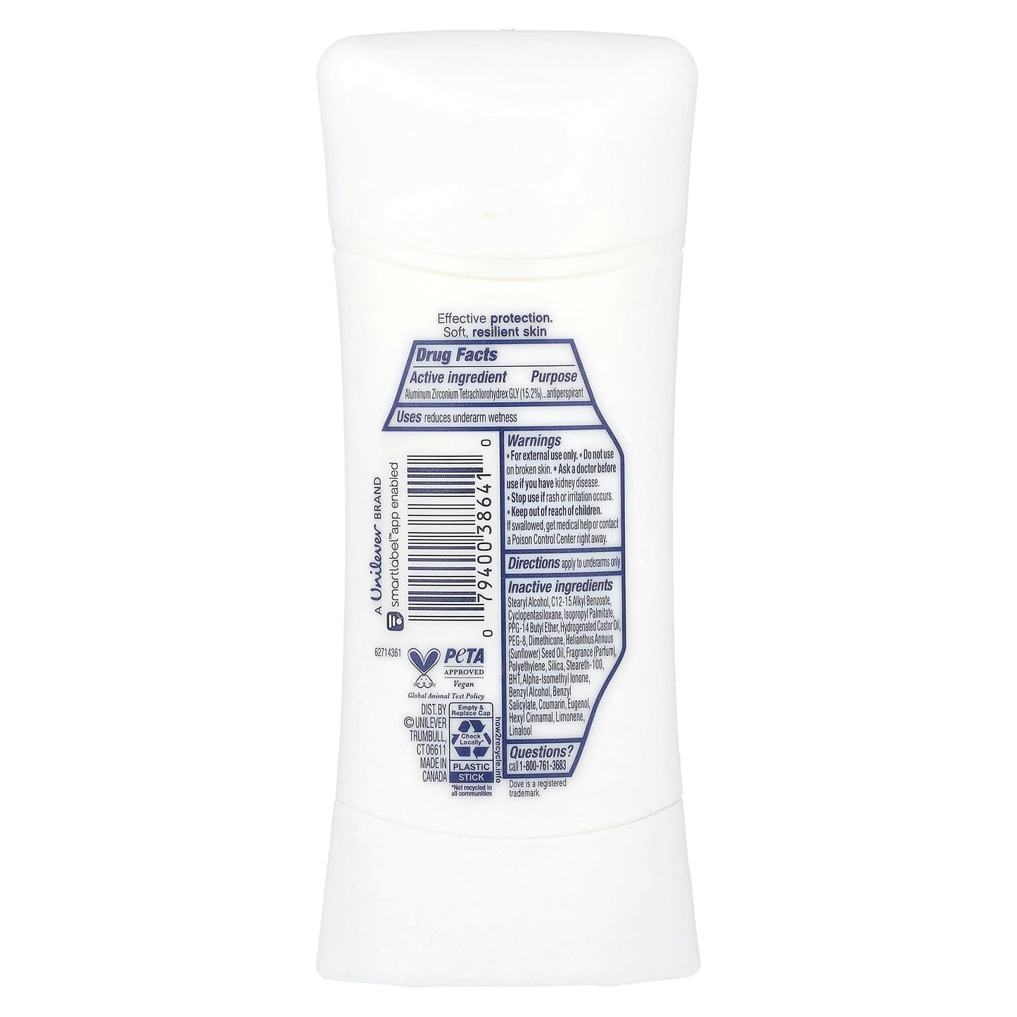 Dove Deodorant 2.6 Ounce Adv Care Anti-Perspirant Coconut (76ml) (3 Pack) Beauty and Personal Care Dove