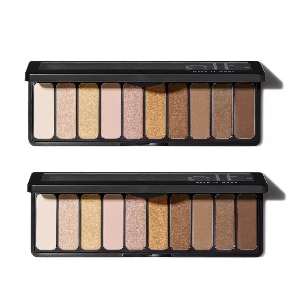 e.l.f. Pack of 2 Eyeshadow Palette, Need it Nude 83279 Beauty & Personal Care e.l.f.