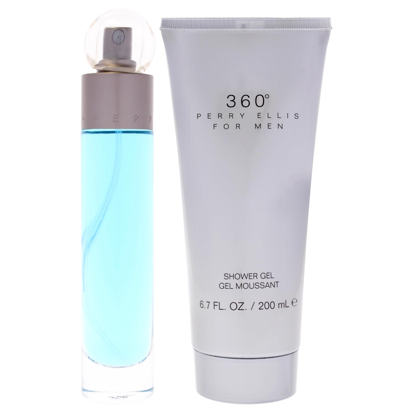 360 by Perry Ellis for Men - 2 Pc Gift Set 1.7oz EDT Spray, 6.7oz Shower Gel Beauty & Personal Care Perry Ellis