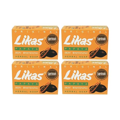 Likas Original Papaya Soap 1 pack - SET OF 4 Beauty & Personal Care Likas
