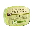 Clearly Natural Essentials Pure Glycerin Soap Bar, Tea Tree, 4 Ounce Beauty & Personal Care Clearly Natural
